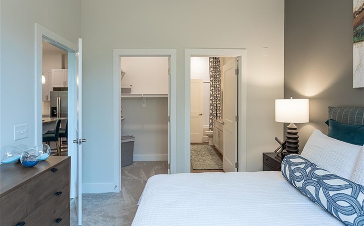 The Edition on Oberlin Raleigh NC Apartment Homes and Townhomes Bedroom Walk In Closet