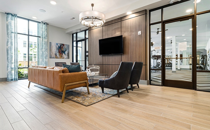 The Edition on Oberlin Raleigh NC Apartment Homes and Townhomes Leasing Office Seating