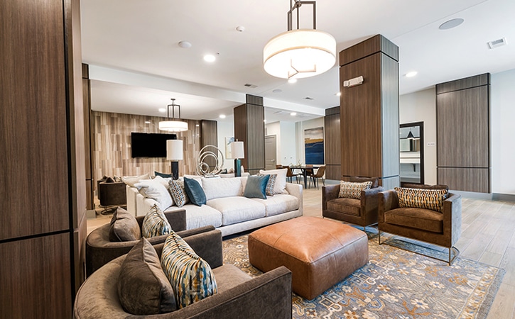 The Edition on Oberlin Raleigh NC Apartment Homes and Townhomes Lounge Seating