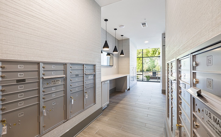 The Edition on Oberlin Raleigh NC Apartment Homes and Townhomes Mailroom